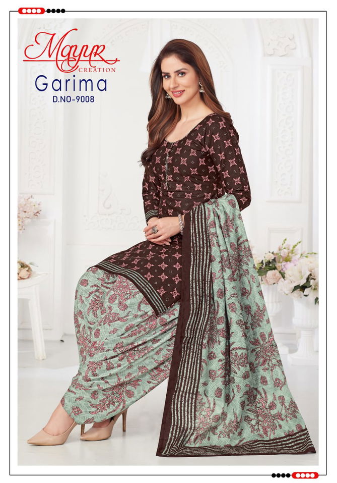 Garima Vol 9 By Mayur Cotton Printed Dress Material Wholesale Market In Surat
